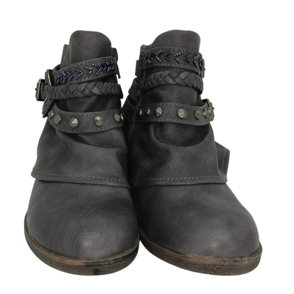 Rampage Designer NEW Women's Gray Dress Ankle Booties - sz. 7M